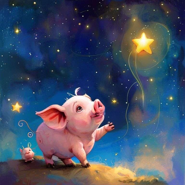Piglet's Starlight Adventure | 英文故事｜睡前故事｜經典童話｜寓言｜短篇故事｜親子閱讀故事 - Zzztory