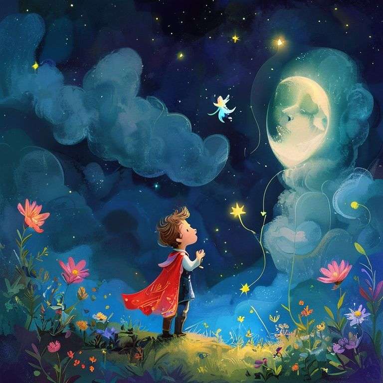 The Prince and the Moonlit Adventure | 英文故事｜睡前故事｜經典童話｜寓言｜短篇故事｜親子閱讀故事 - Zzztory