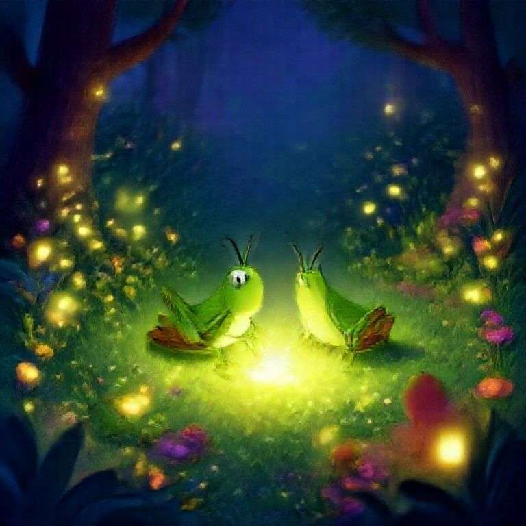 Grasshopper's Glowing Garden Adventure | 英文故事｜睡前故事｜經典童話｜寓言｜短篇故事｜親子閱讀故事 - Zzztory