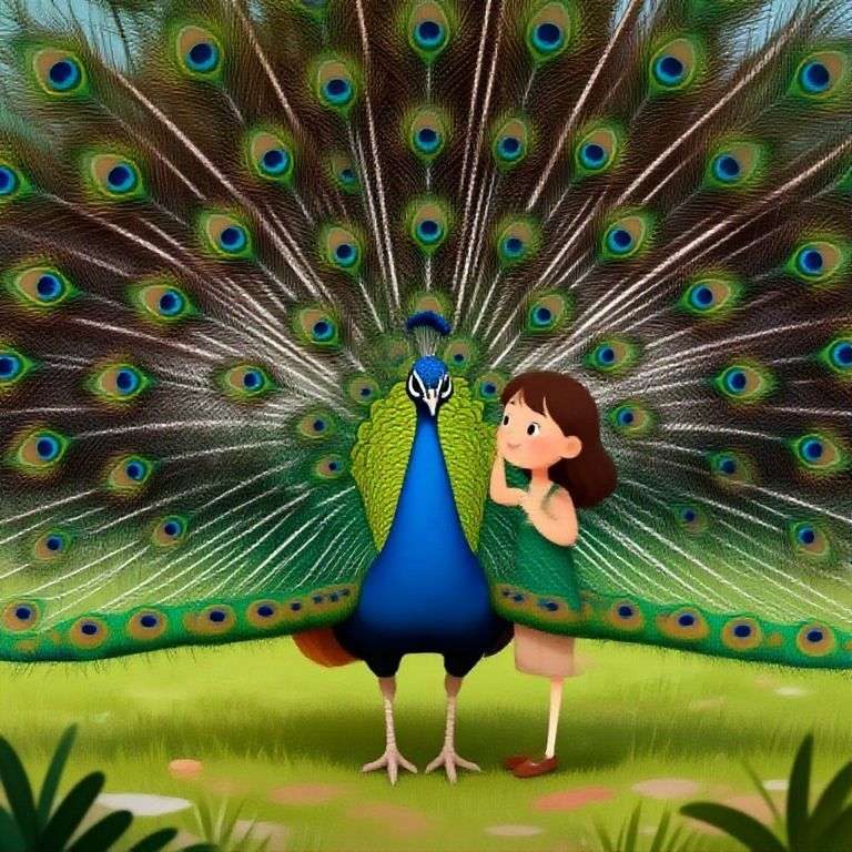 The Peacock's Colorful Journey to Friendship | 英文故事｜睡前故事｜經典童話｜寓言｜短篇故事｜親子閱讀故事 - Zzztory