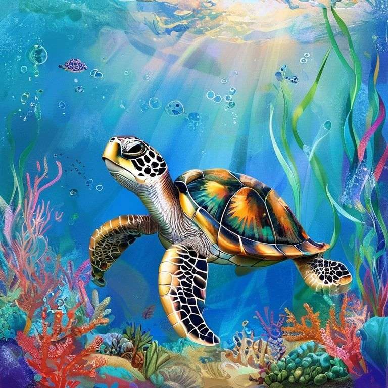 Turtle's Ocean Adventure to the Coral Kingdom | 英文故事｜睡前故事｜經典童話｜寓言｜短篇故事｜親子閱讀故事 - Zzztory