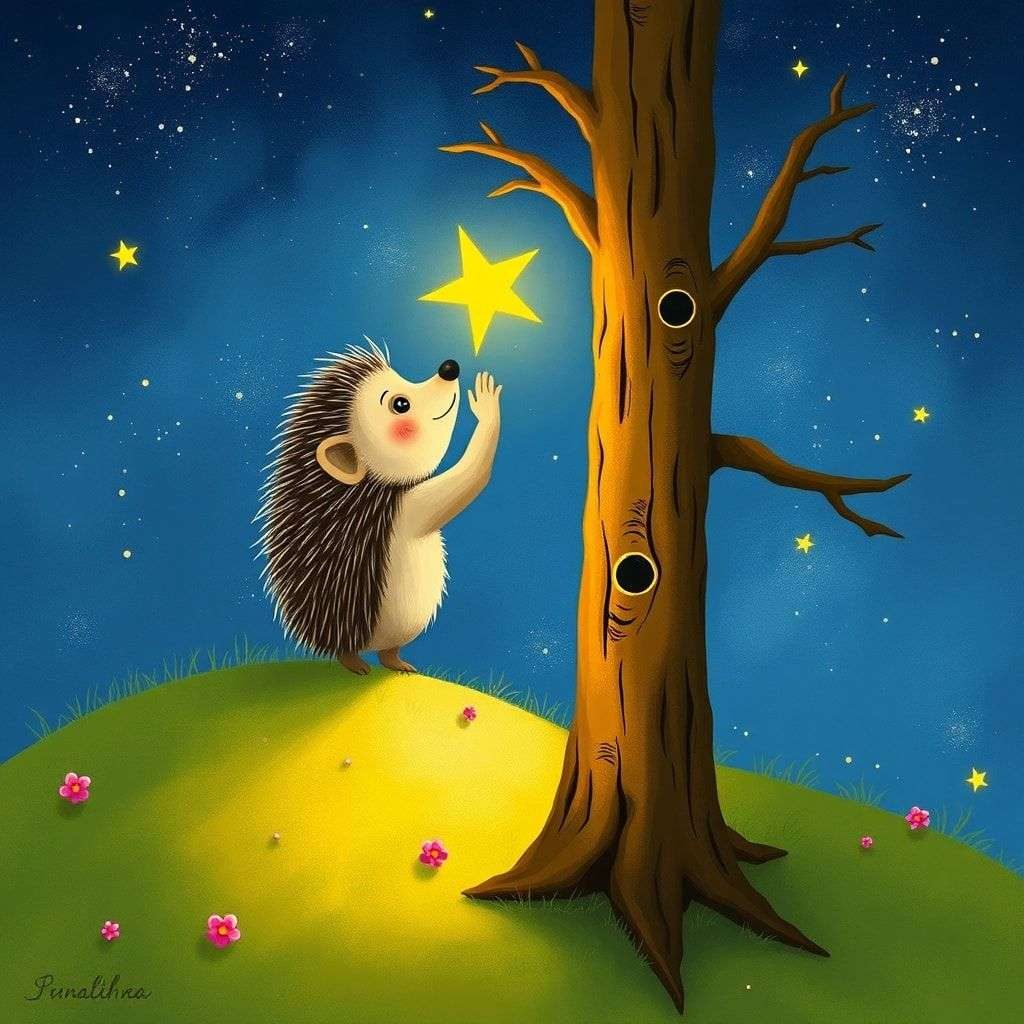 刺蝟小星的星光冒險 | 睡前故事｜經典童話｜寓言｜短篇故事｜親子閱讀故事 - Zzztory