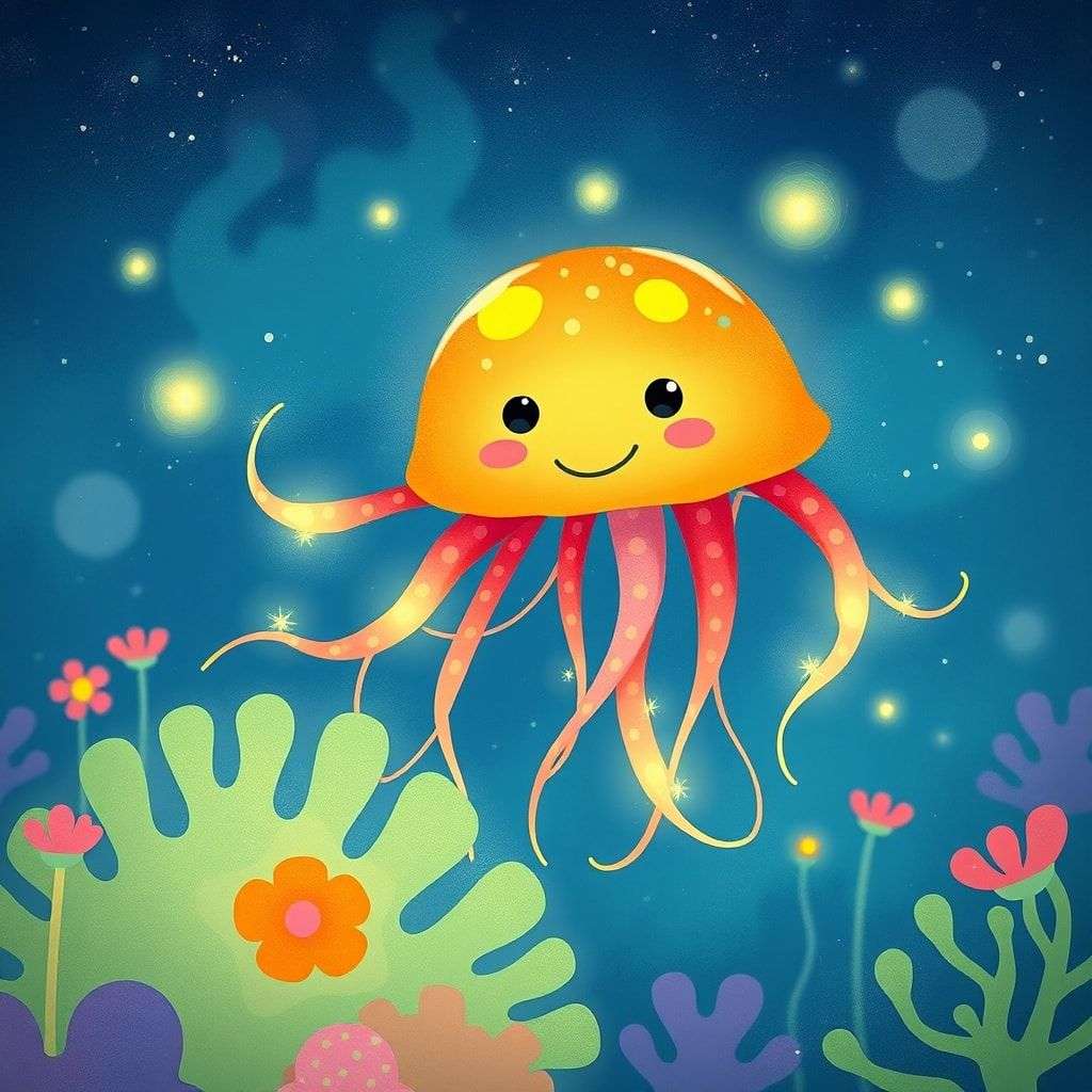 水母小光的夢幻海底冒險 | 睡前故事｜經典童話｜寓言｜短篇故事｜親子閱讀故事 - Zzztory