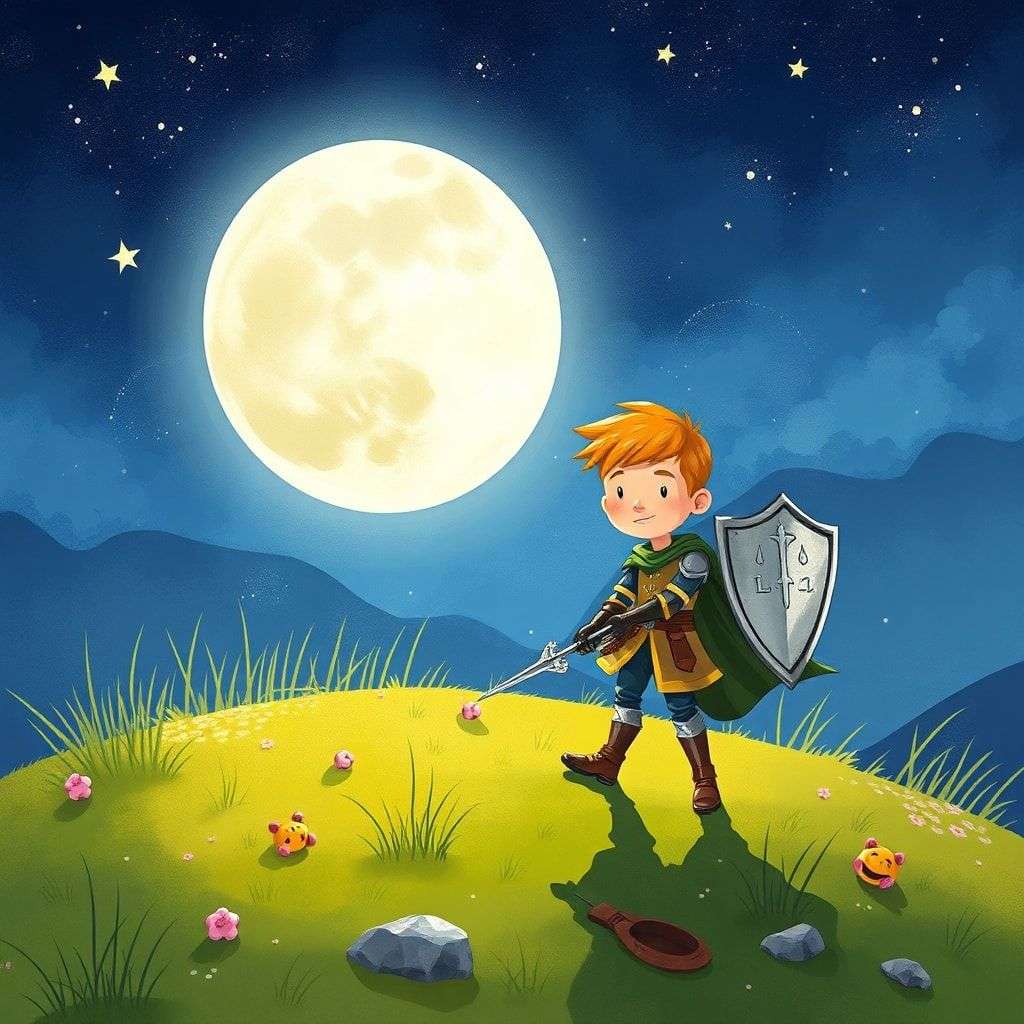 月光騎士的勇氣之旅 | 睡前故事｜經典童話｜寓言｜短篇故事｜親子閱讀故事 - Zzztory