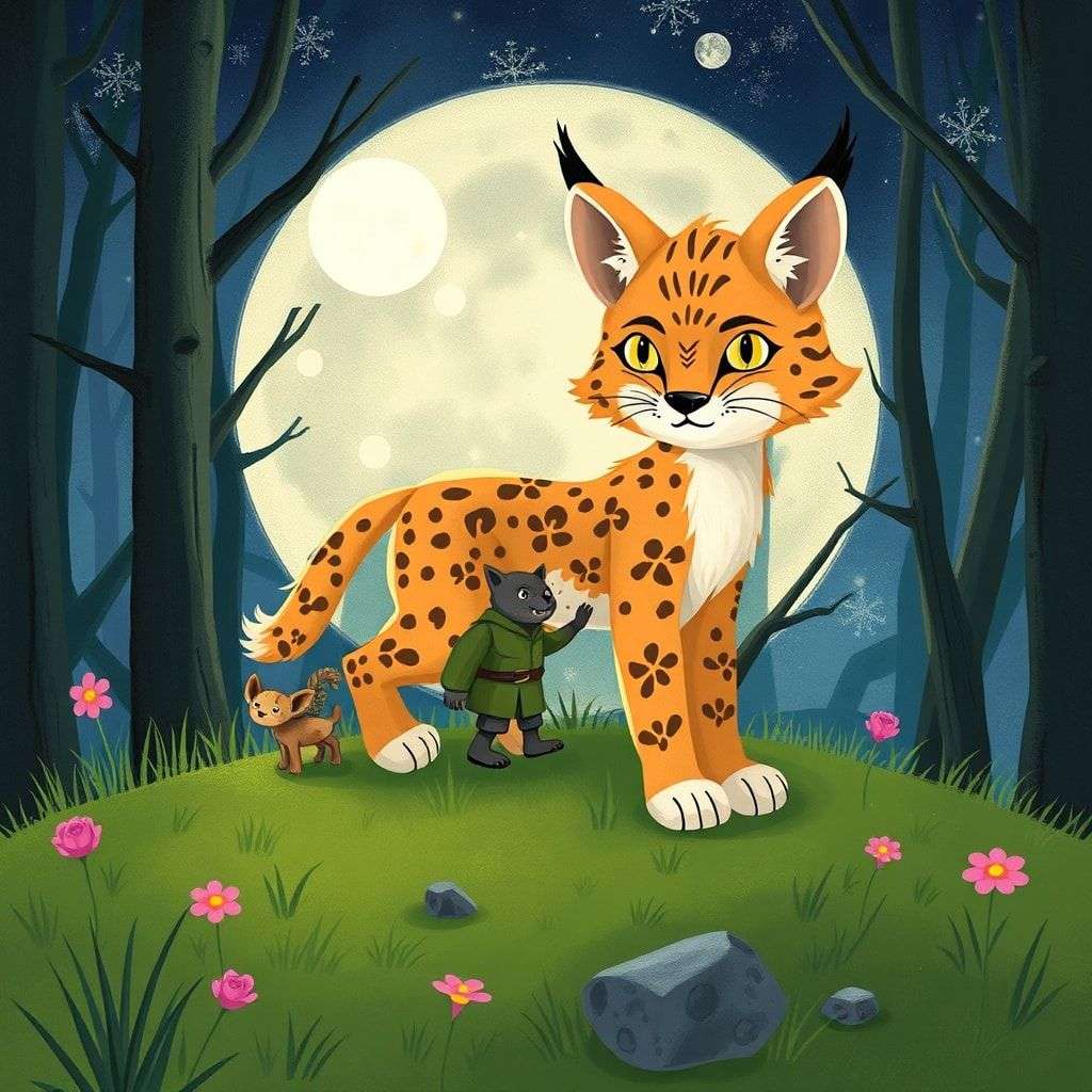 猞猁小勇士的月光森林 | 睡前故事｜經典童話｜寓言｜短篇故事｜親子閱讀故事 - Zzztory