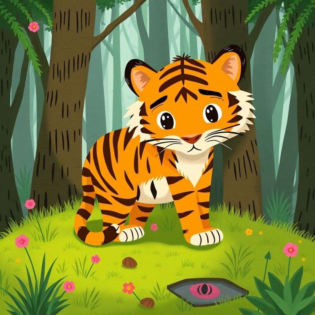 森林裡的老虎朋友 | 睡前故事｜經典童話｜寓言｜短篇故事｜親子閱讀故事 - Zzztory