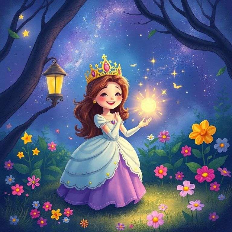 星光公主的魔法花園 | 睡前故事｜經典童話｜寓言｜短篇故事｜親子閱讀故事 - Zzztory