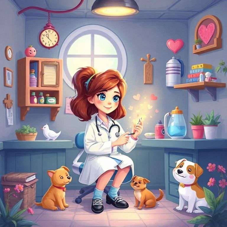 寵物醫生的魔法診所 | 睡前故事｜經典童話｜寓言｜短篇故事｜親子閱讀故事 - Zzztory