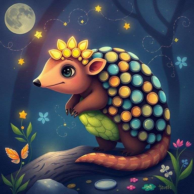 Pangolin's Shiny Scale Quest | 英文故事｜睡前故事｜經典童話｜寓言｜短篇故事｜親子閱讀故事 - Zzztory