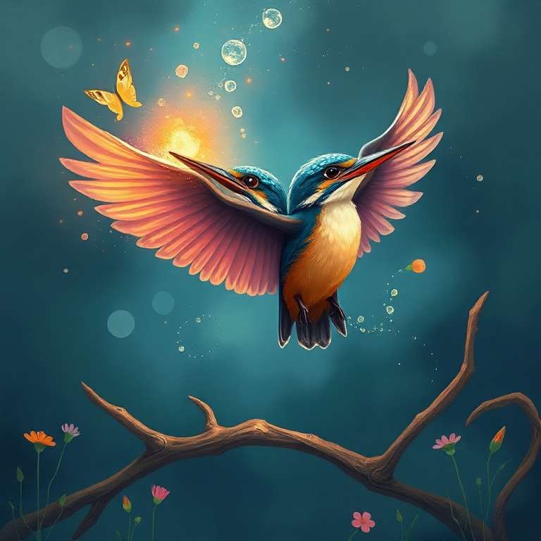 翠鳥的魔法羽翼 | 睡前故事｜經典童話｜寓言｜短篇故事｜親子閱讀故事 - Zzztory