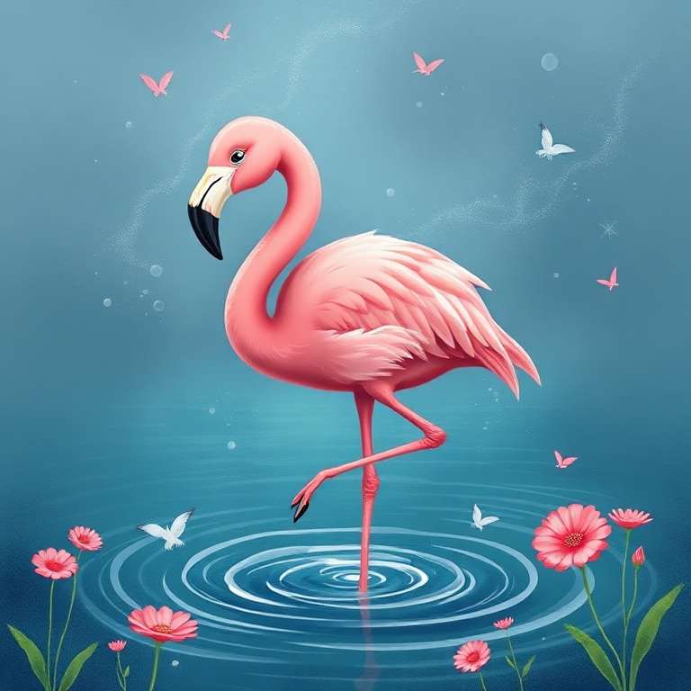 粉紅火烈鳥 | 睡前故事｜經典童話｜寓言｜短篇故事｜親子閱讀故事 - Zzztory