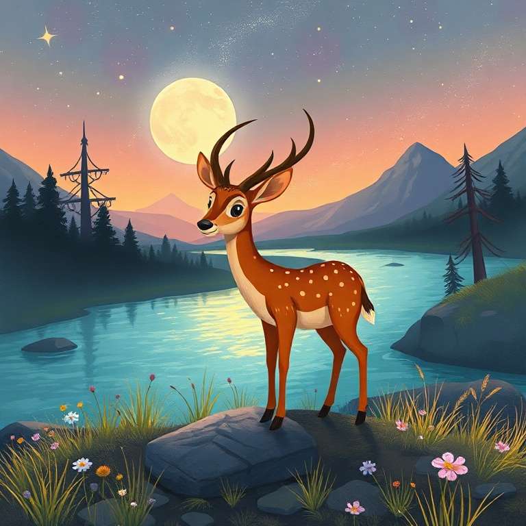 The Brave Little Antelope | 英文故事｜睡前故事｜經典童話｜寓言｜短篇故事｜親子閱讀故事 - Zzztory