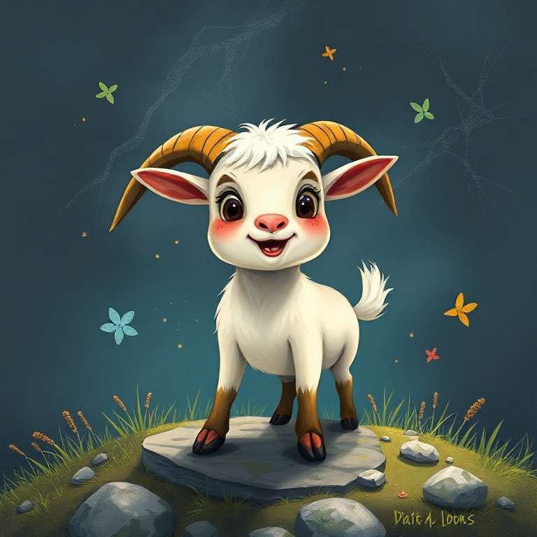 The Brave Little Goat | 英文故事｜睡前故事｜經典童話｜寓言｜短篇故事｜親子閱讀故事 - Zzztory