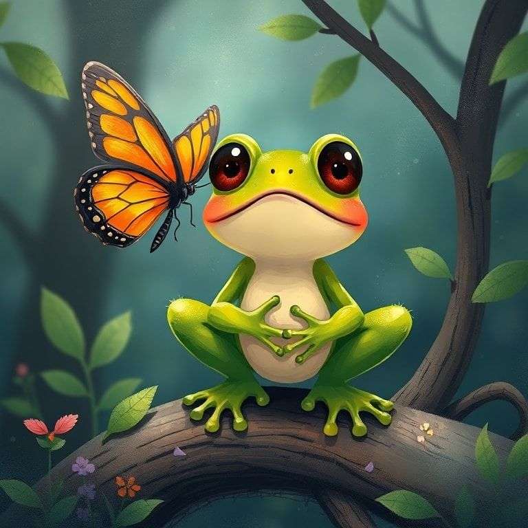 Tree Frog | 英文故事｜睡前故事｜經典童話｜寓言｜短篇故事｜親子閱讀故事 - Zzztory