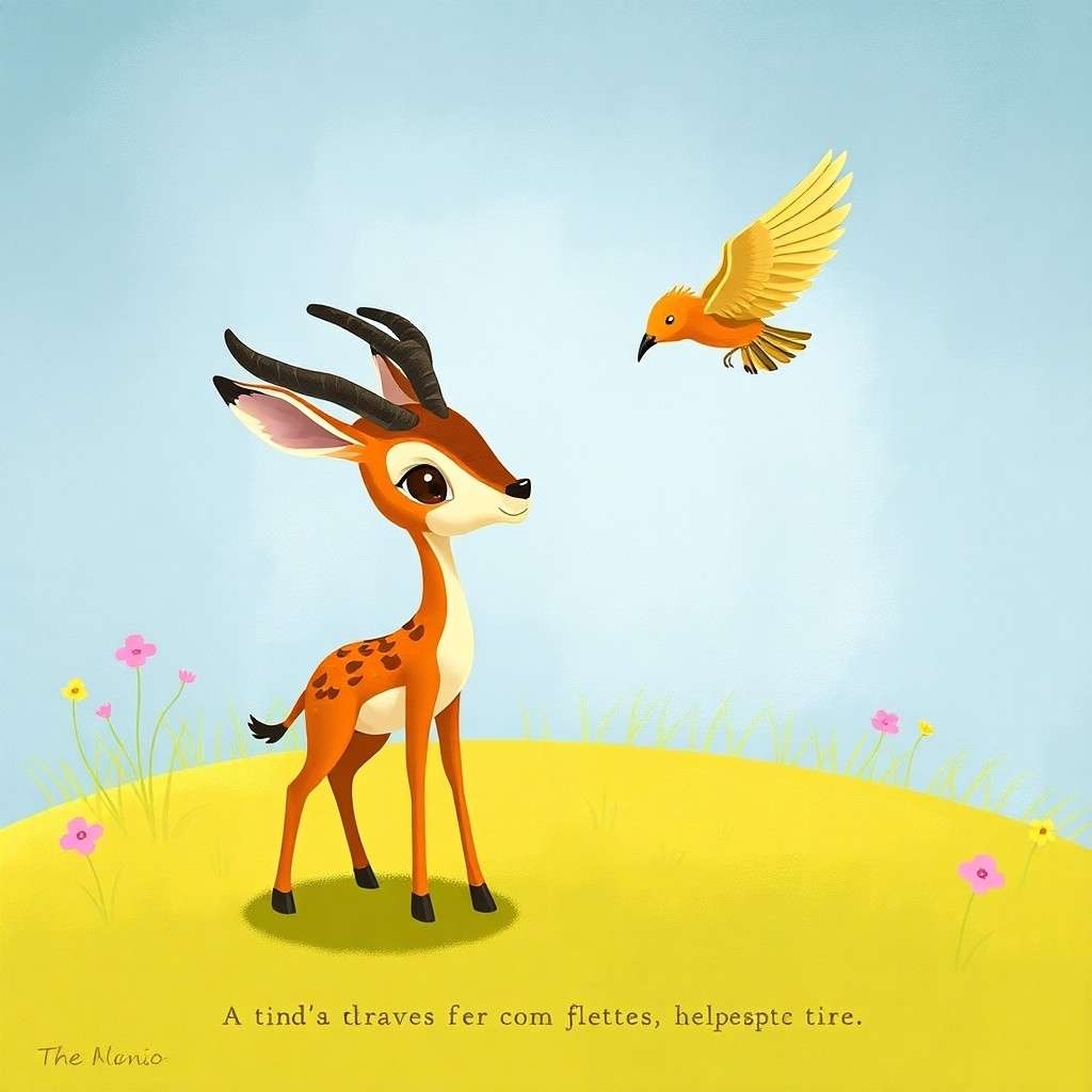 The Brave Little Antelope | 英文故事|睡前故事|經典童話|寓言|短篇故事|親子閱讀故事 - Zzztory