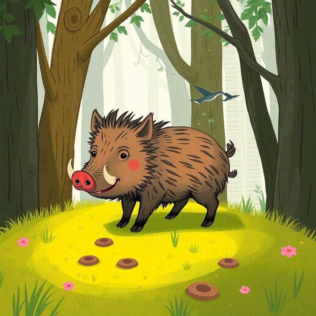 The Brave Little Boar | 英文故事｜睡前故事｜經典童話｜寓言｜短篇故事｜親子閱讀故事 - Zzztory