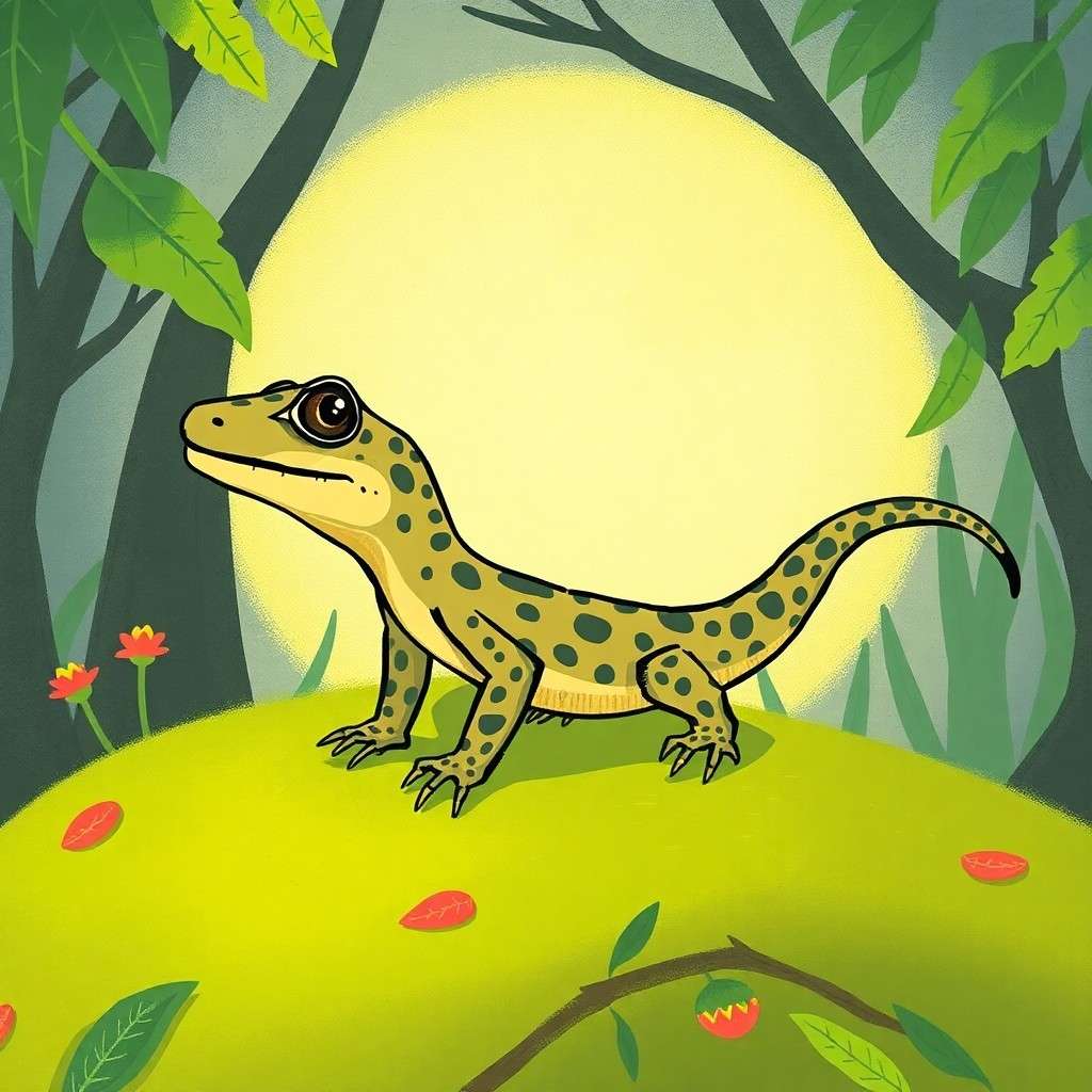 The Brave Little Monitor Lizard | 英文故事｜睡前故事｜經典童話｜寓言｜短篇故事｜親子閱讀故事 - Zzztory