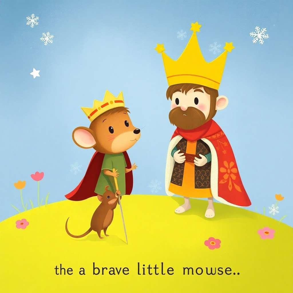 The Kind King and the Brave Little Mouse | 英文故事|睡前故事|經典童話|寓言|短篇故事|親子閱讀故事 - Zzztory