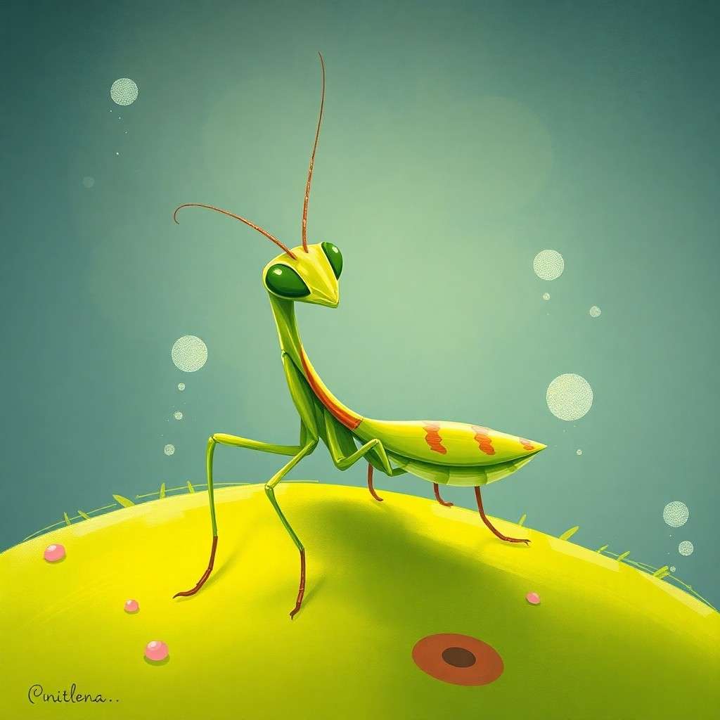 The Brave Little Praying Mantis | 英文故事｜睡前故事｜經典童話｜寓言｜短篇故事｜親子閱讀故事 - Zzztory