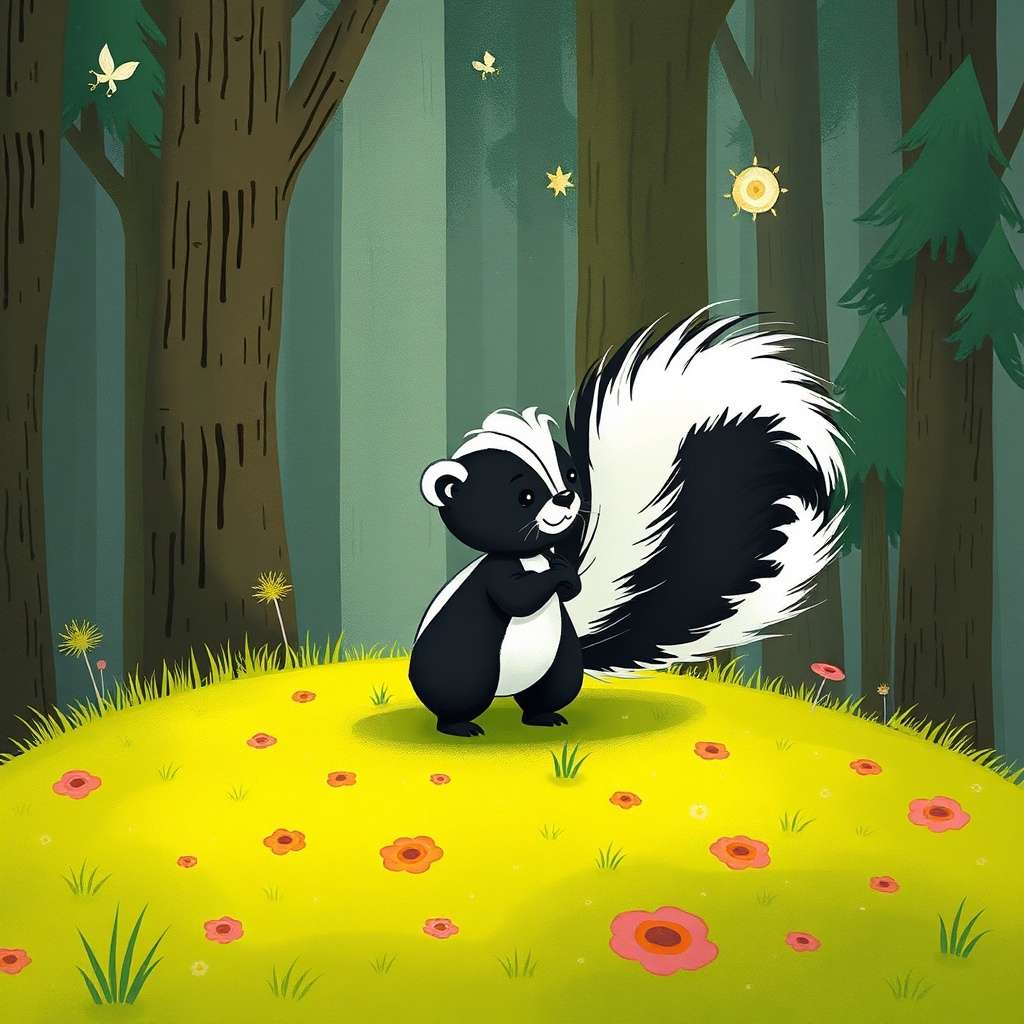 The Brave Little Skunk | 英文故事｜睡前故事｜經典童話｜寓言｜短篇故事｜親子閱讀故事 - Zzztory